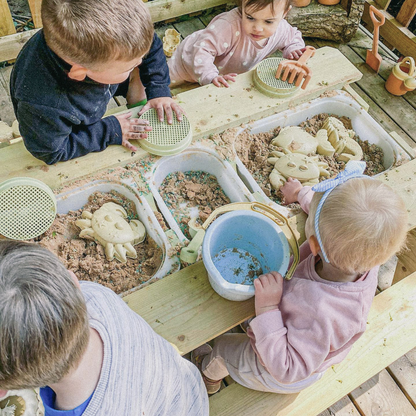 Triple Sensory Picnic Bench - Outdoor