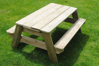 Double Sensory Picnic Bench - Outdoor