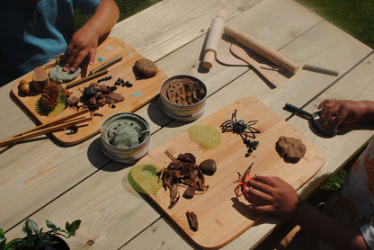 Double Sensory Picnic Bench - Outdoor