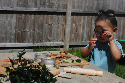 Double Sensory Picnic Bench - Outdoor